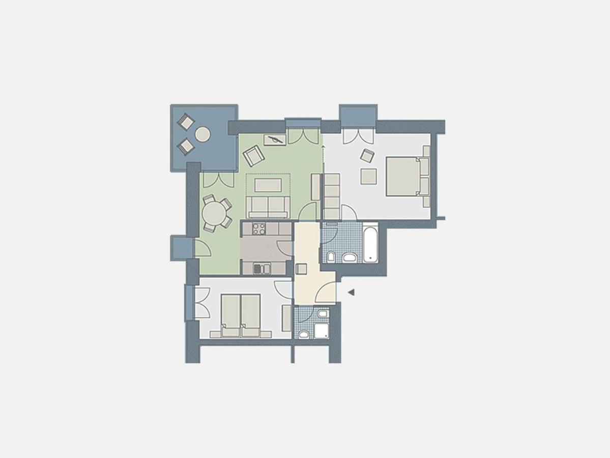 Kaiservillen Heringsdorf - Ferienwohnung Mit 2 Schlafzimmern Und Balkon D213 外观 照片